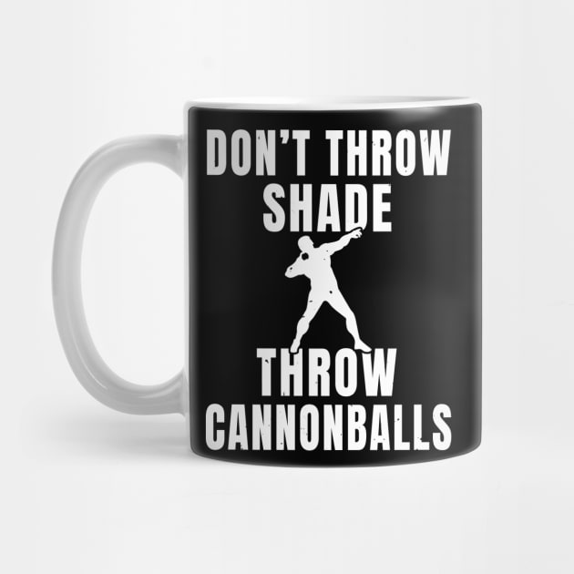 Shotput Cannonballs Not Shade Athlete Gift by atomguy